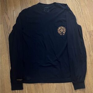 Chrome Hearts Staff Orange And Black Exclusive Long Sleeve